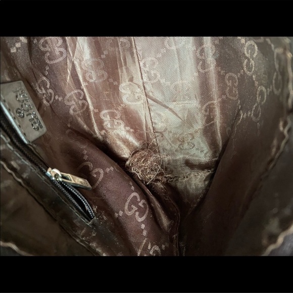 Gucci Vintage brown leather hobo bag - Picture 2 of 5